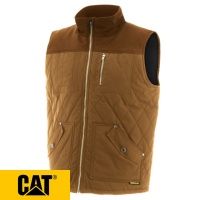 Cat Waxed Cotton Vest - 1320038